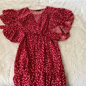 red heart dress